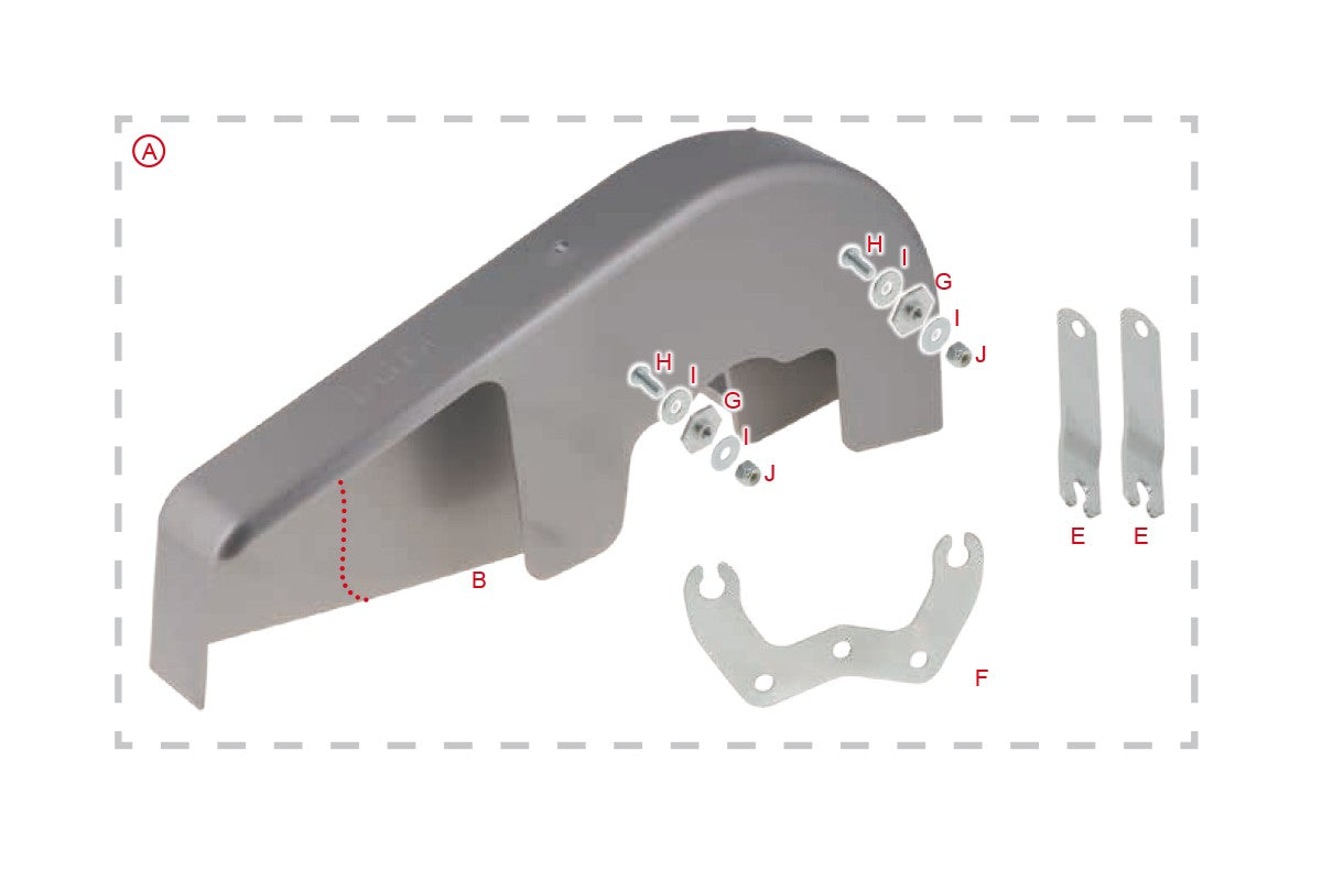 OTK Complete Integral Chain Guard Kit with Hardware