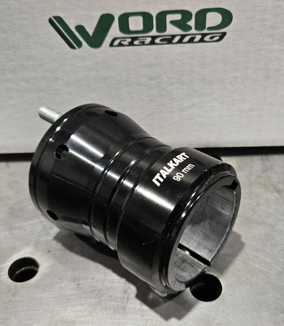 Italkart rear hub 50mm x 90mm, black - Laguna