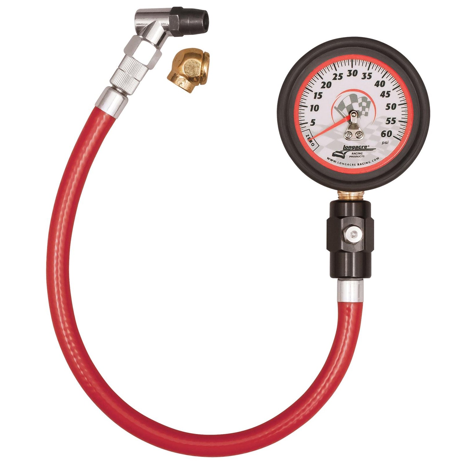 Longacre 2-1/2" Deluxe Analog Tire Pressure Gauge