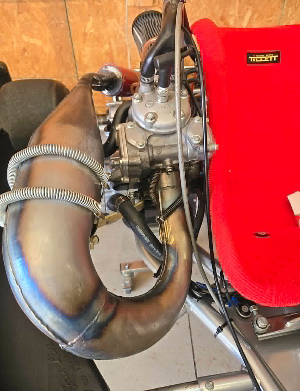 Vintage CRG / Honda CR125 Stock Moto Shifter Kart — Fully Restored