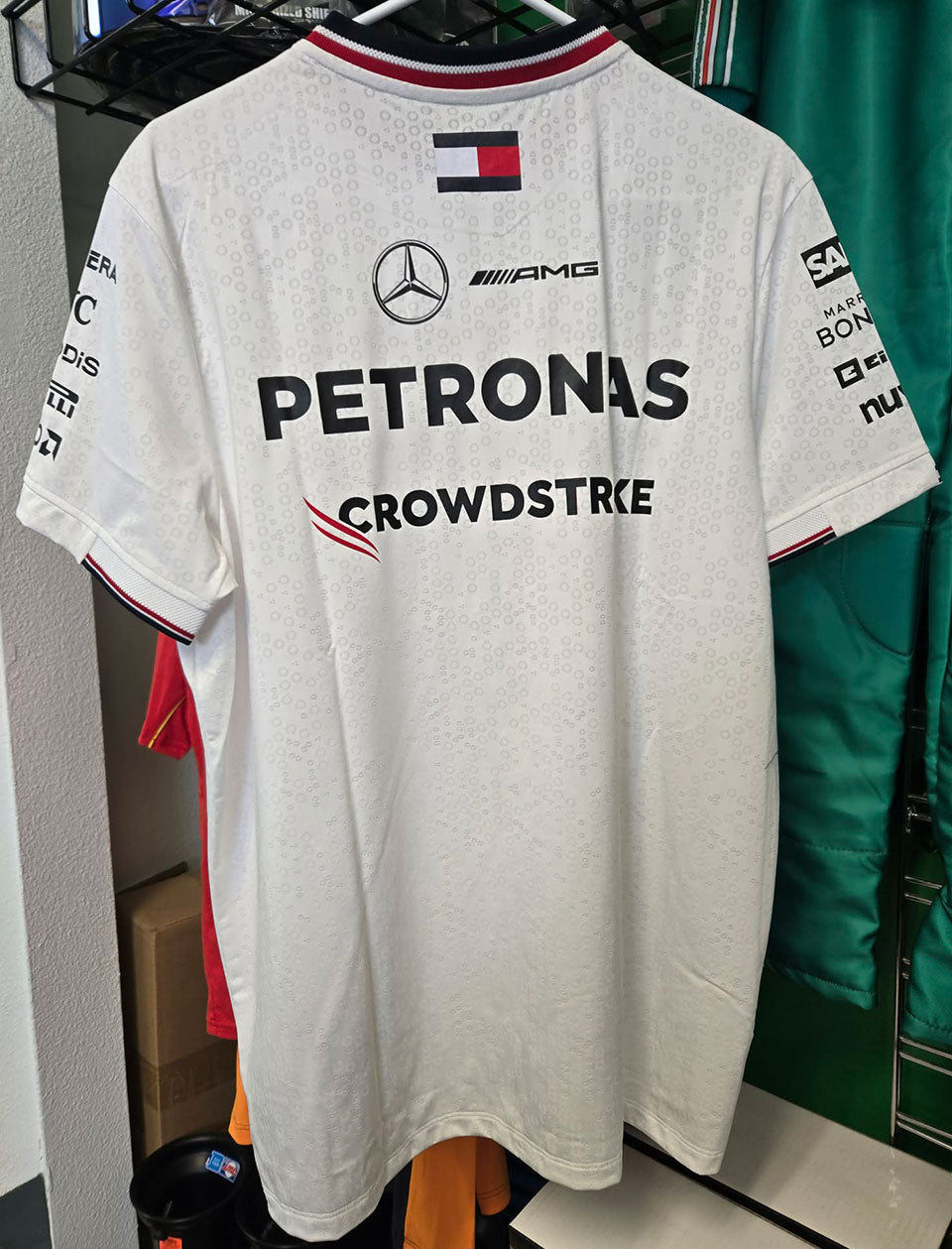 Mercedes AMG Petronas F1 2024 Men's Team T-Shirt - White