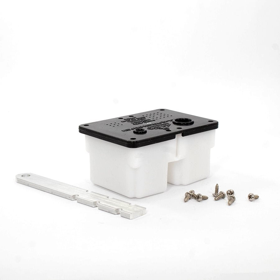 Vented Dual Catch Can for Overflow with mount