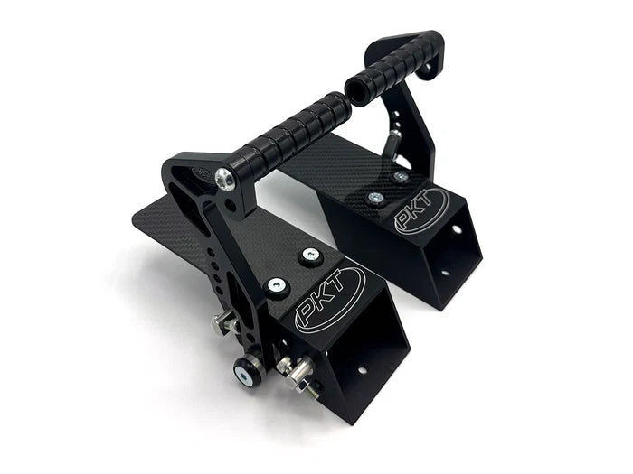 PKT Carbon Fiber Pedal Risers with CNC Billet pedal assembly