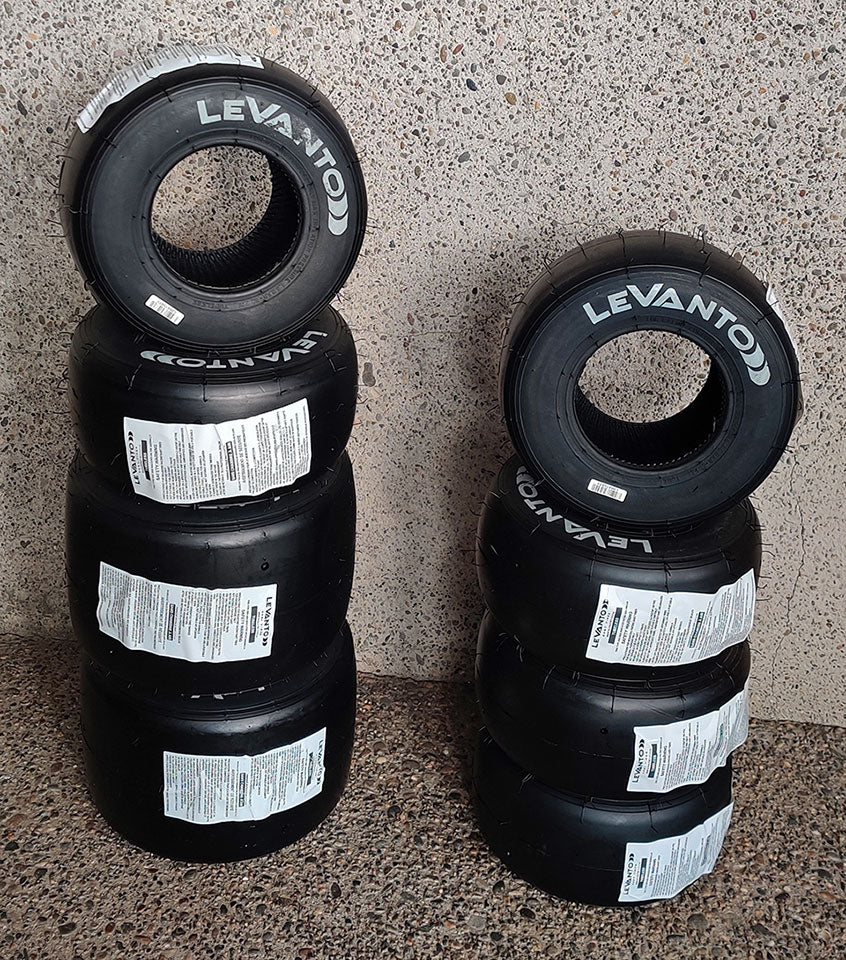 LeVanto CIK KRT Kart Racing Tires - ROK Cup USA