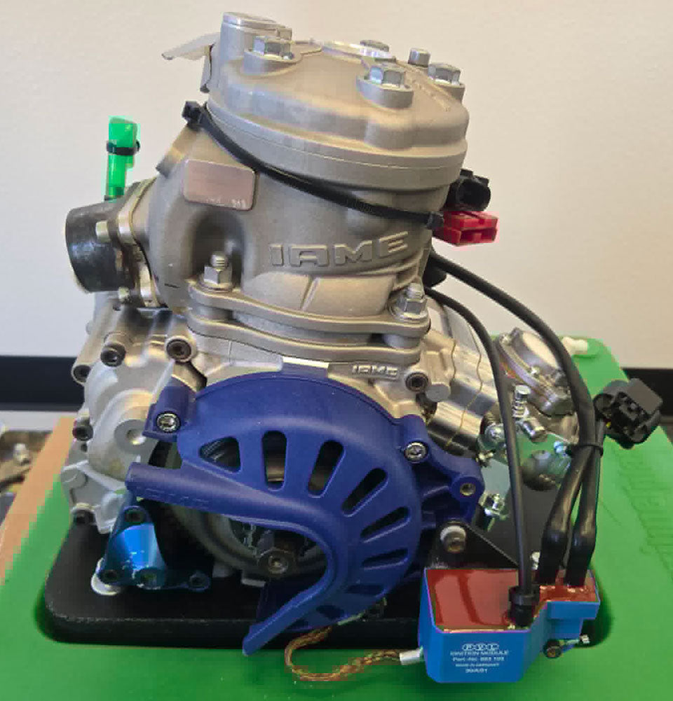 IAME Parilla Reedster 125cc Liquid Cooled race engine