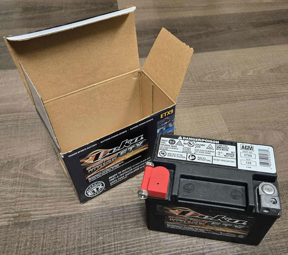 Deka ETX9 AGM Powersport Battery – for Handheld Starters