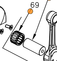 Vortex Mini ROK Lower Rod Bearing