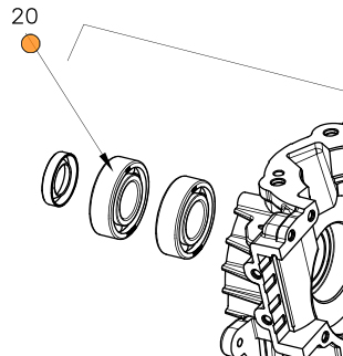 Vortex VLR Main Bearing