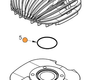 Vortex O-RING HEAD 2237 NBR