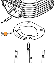 Vortex VLR Base Gasket 0.4