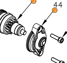 Vortex Mini ROK Starter Driving Gear Cover