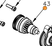 Vortex Mini ROK Bendix - Starter Driving Gear 50589 – Word Racing