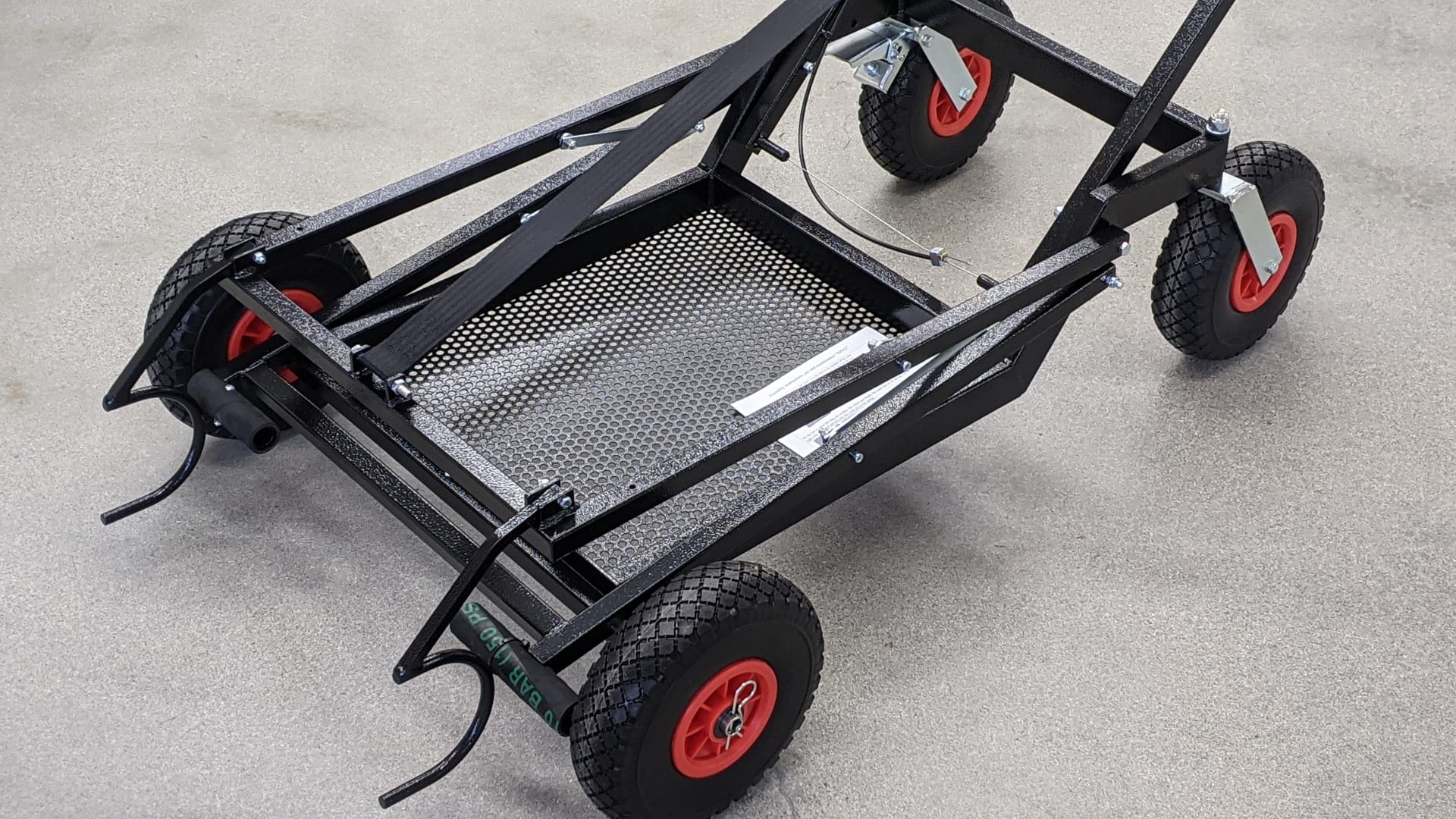IM Drill Powered Kart Lift with Big Wheels