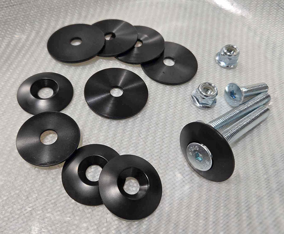WORD Racing Seat Washers (Flat & Radius)