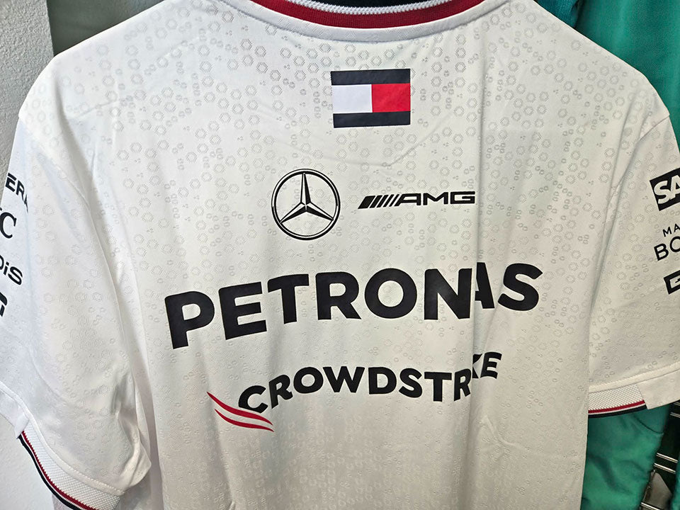 Mercedes AMG Petronas F1 2024 Men's Team T-Shirt - White