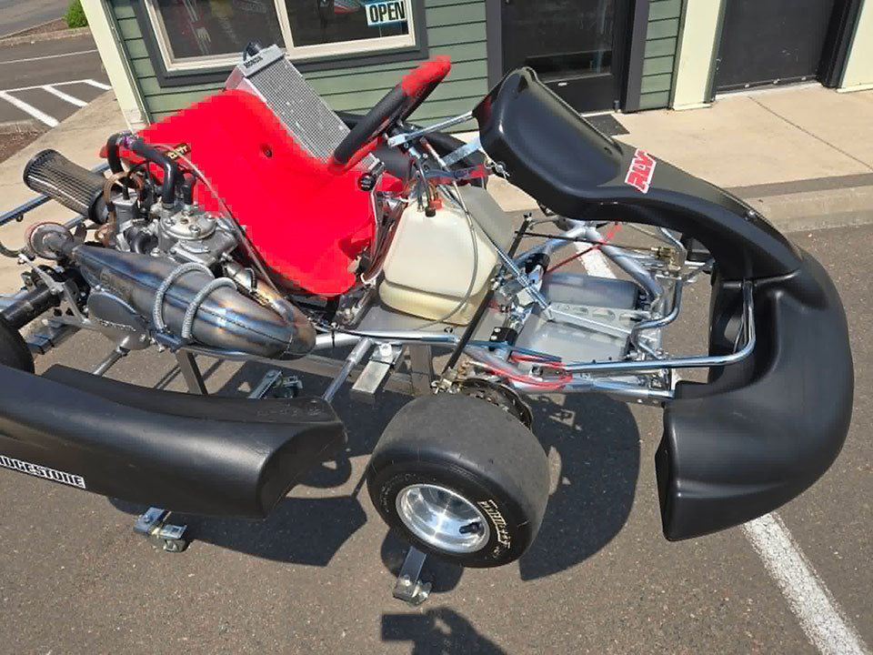 Vintage CRG / Honda CR125 Stock Moto Shifter Kart — Fully Restored