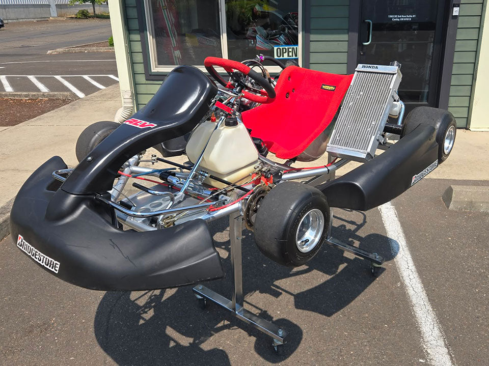 Vintage CRG / Honda CR125 Stock Moto Shifter Kart — Fully Restored